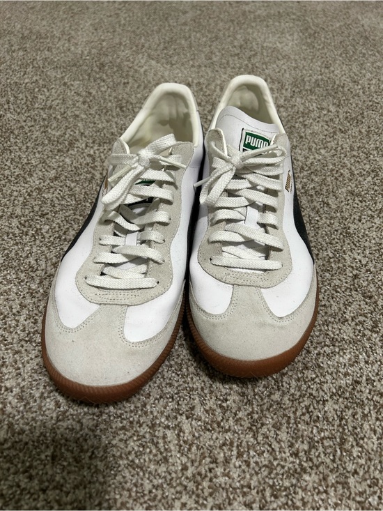 Puma Other - Puma Men's White, Black & Gum Low-Top Sneakers